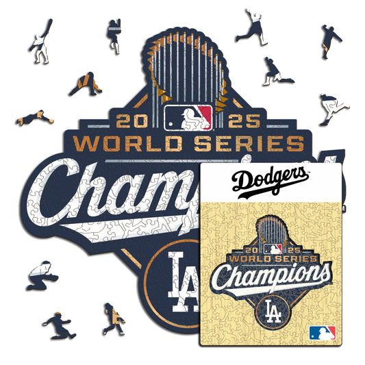 Los Angeles Dodgers™ 2025 World Series - Rompecabezas de Madera