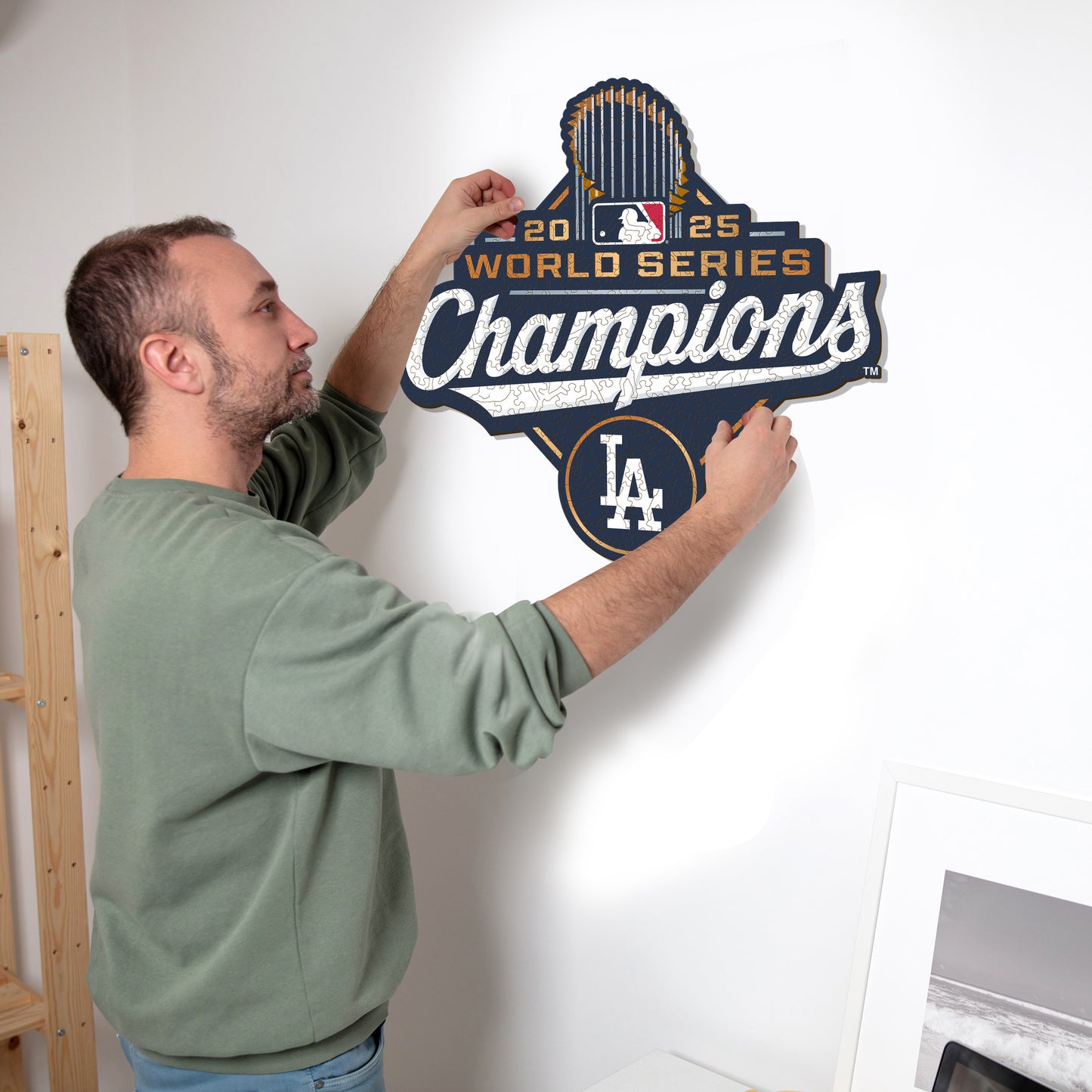 Los Angeles Dodgers™ 2025 World Series - Rompecabezas de Madera