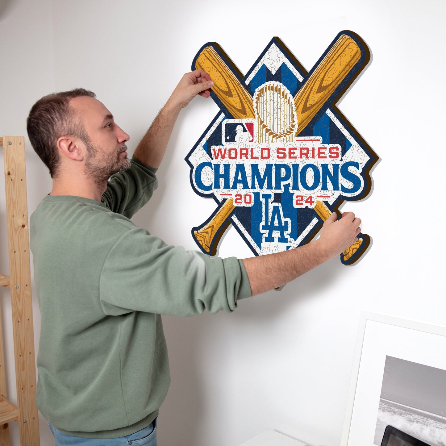 Los Angeles Dodgers™ 2024 World Series - Rompecabezas de Madera