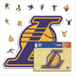Los Angeles Lakers™ Logo Rompecabezas de Madera