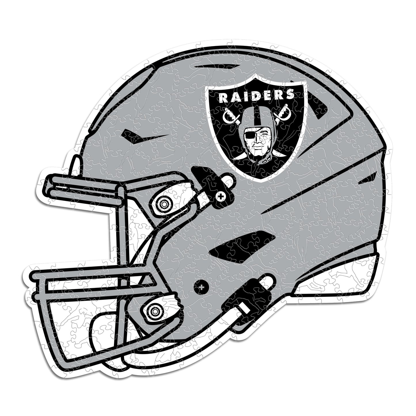 Las Vegas Raiders™ Casco - Rompecabezas de Madera