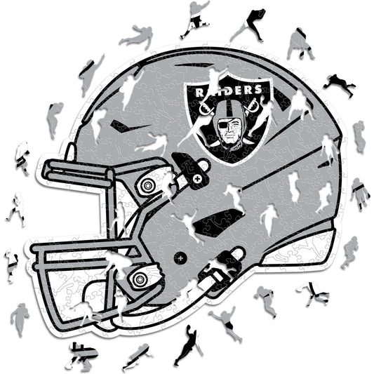 Las Vegas Raiders™ Casco - Rompecabezas de Madera