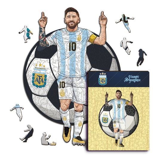 Lionel Messi - Rompecabezas de Madera
