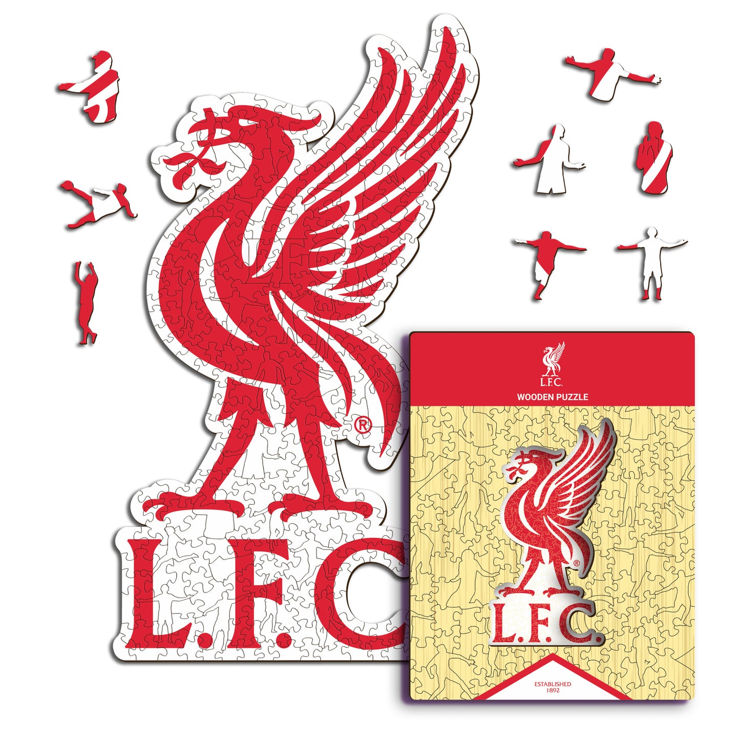 Liverpool FC® Classic Escudo - Rompecabezas de Madera