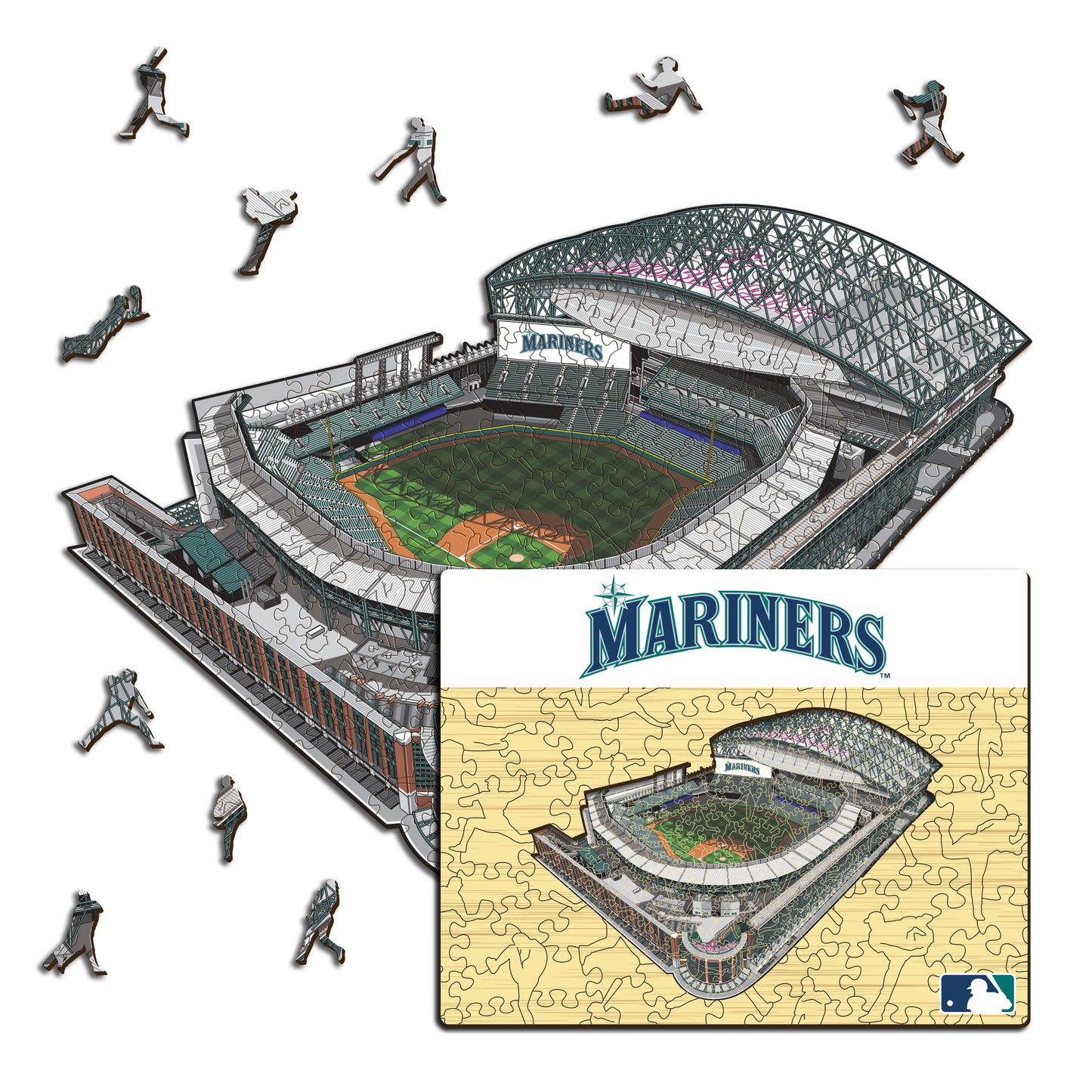 Seattle Mariners™ T-Mobile Park - Rompecabezas de Madera