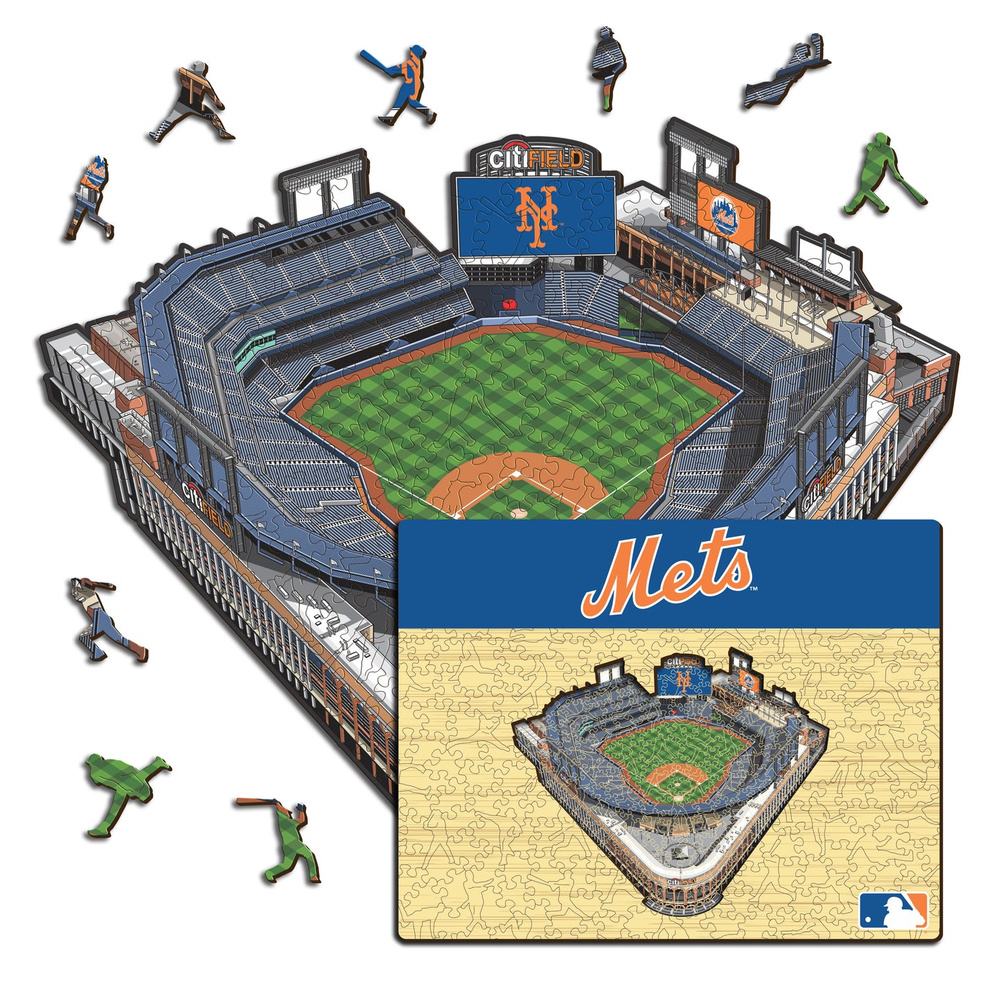 New York Mets™ Citi Field - Rompecabezas de Madera
