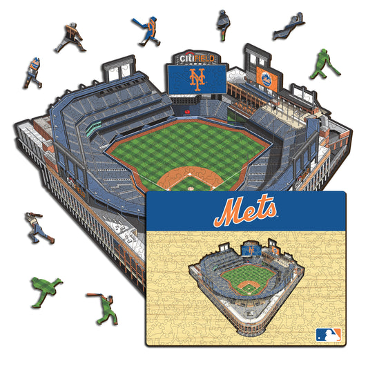 New York Mets™ Citi Field - Rompecabezas de Madera