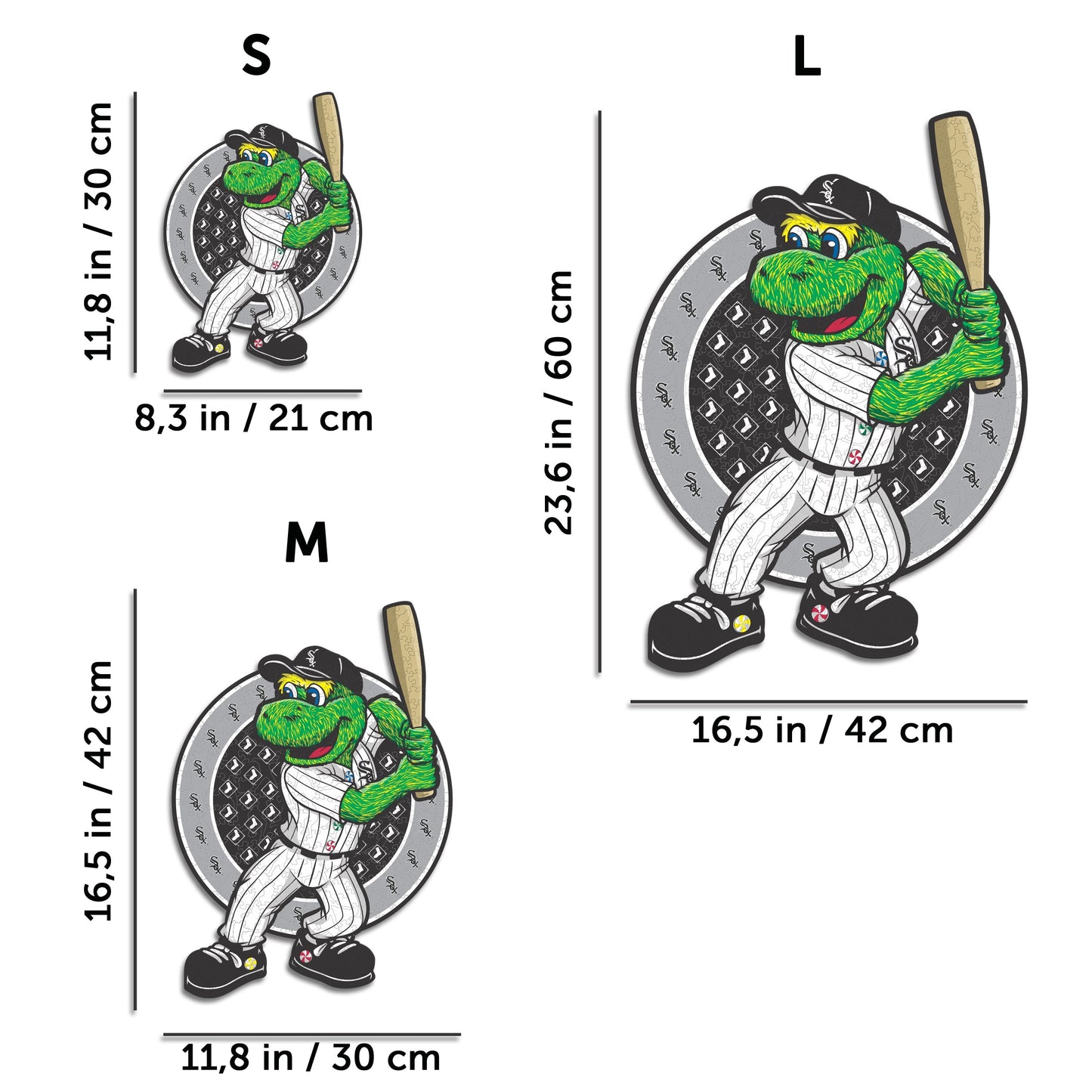 Chicago White Sox™ Mascota - Rompecabezas de Madera