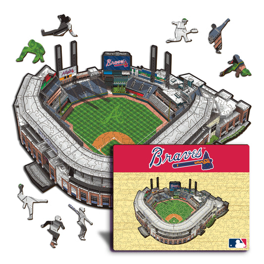 Atlanta Braves™ Truist Park - Rompecabezas de Madera
