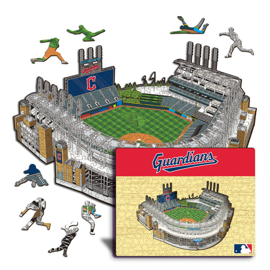 Cleveland Guardians™ Progressive Field - Rompecabezas de Madera