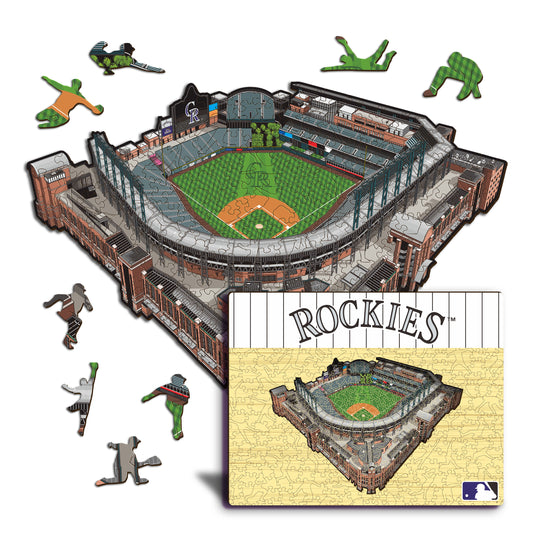 Colorado Rockies™ Coors Field - Rompecabezas de Madera