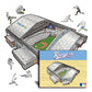 Texas Rangers™ Globe Life Field - Rompecabezas de Madera