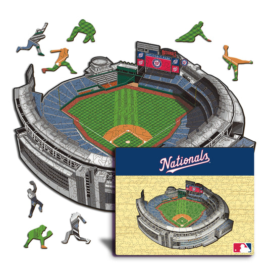 Washington Nationals™ Nationals Park - Rompecabezas de Madera