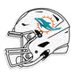 Miami Dolphins™ Casco - Rompecabezas de Madera