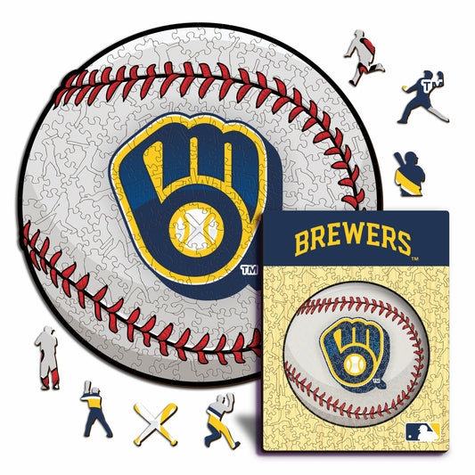 Milwaukee Brewers™ - Rompecabezas de Madera