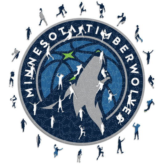 Minnesota Timberwolves™ - Rompecabezas de Madera