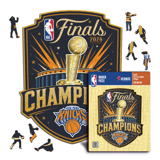 New York Knicks™ 2026 NBA Champions Rompecabezas de Madera