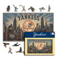 New York Yankees™ Skyline - Rompecabezas de Madera