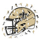New Orleans Saints™ Casco - Rompecabezas de Madera