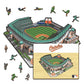 Baltimore Orioles™ Oriole Park at Camden Yards - Rompecabezas de Madera