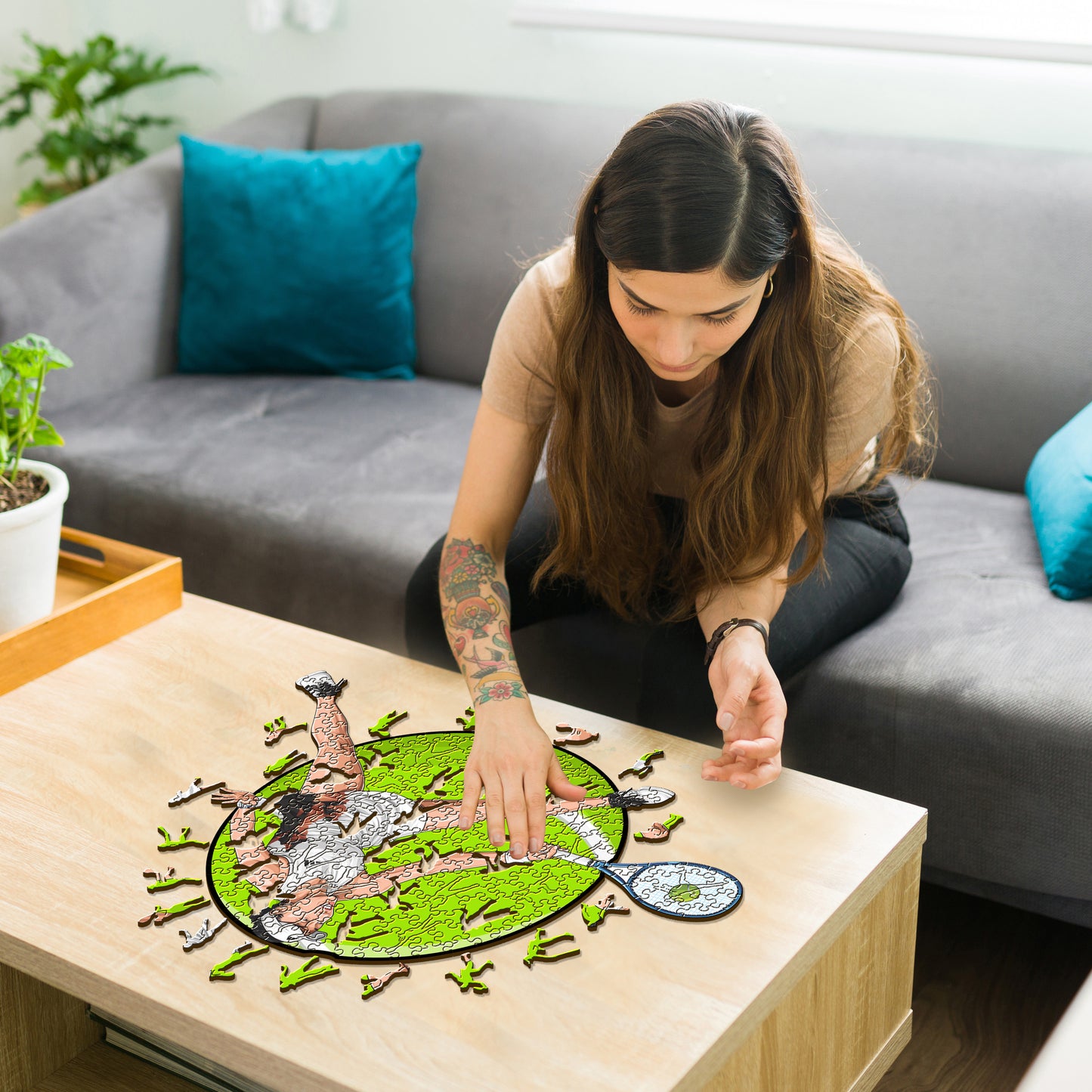 Jessica Pegula - Wooden Puzzle