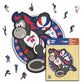 Detroit Pistons™ Mascota Rompecabezas de Madera