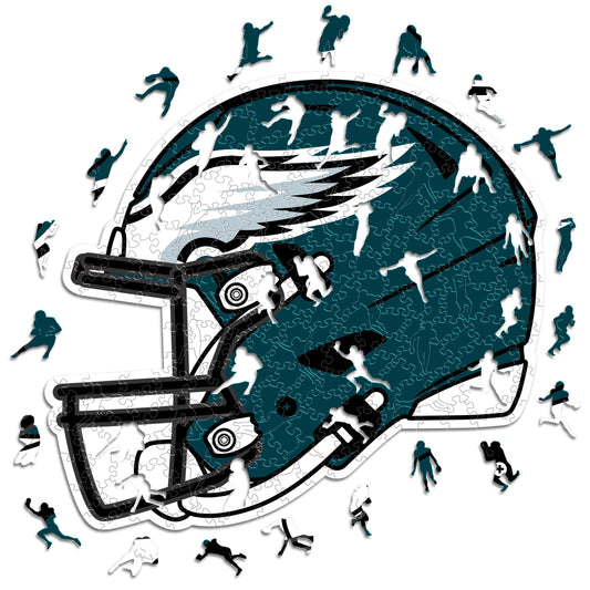 Philadelphia Eagles™ Casco - Rompecabezas de Madera