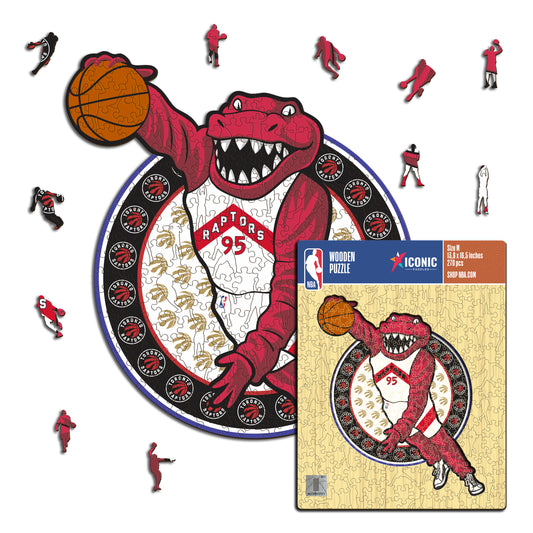 Toronto Raptors™ Mascota Rompecabezas de Madera