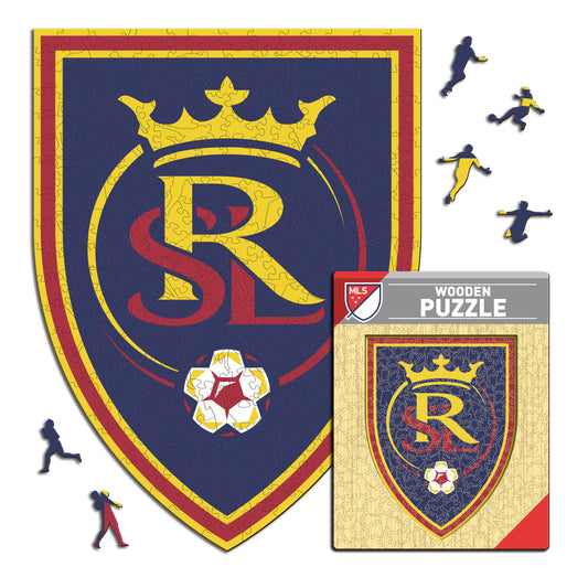 Real Salt Lake® Escudo - Rompecabezas de Madera