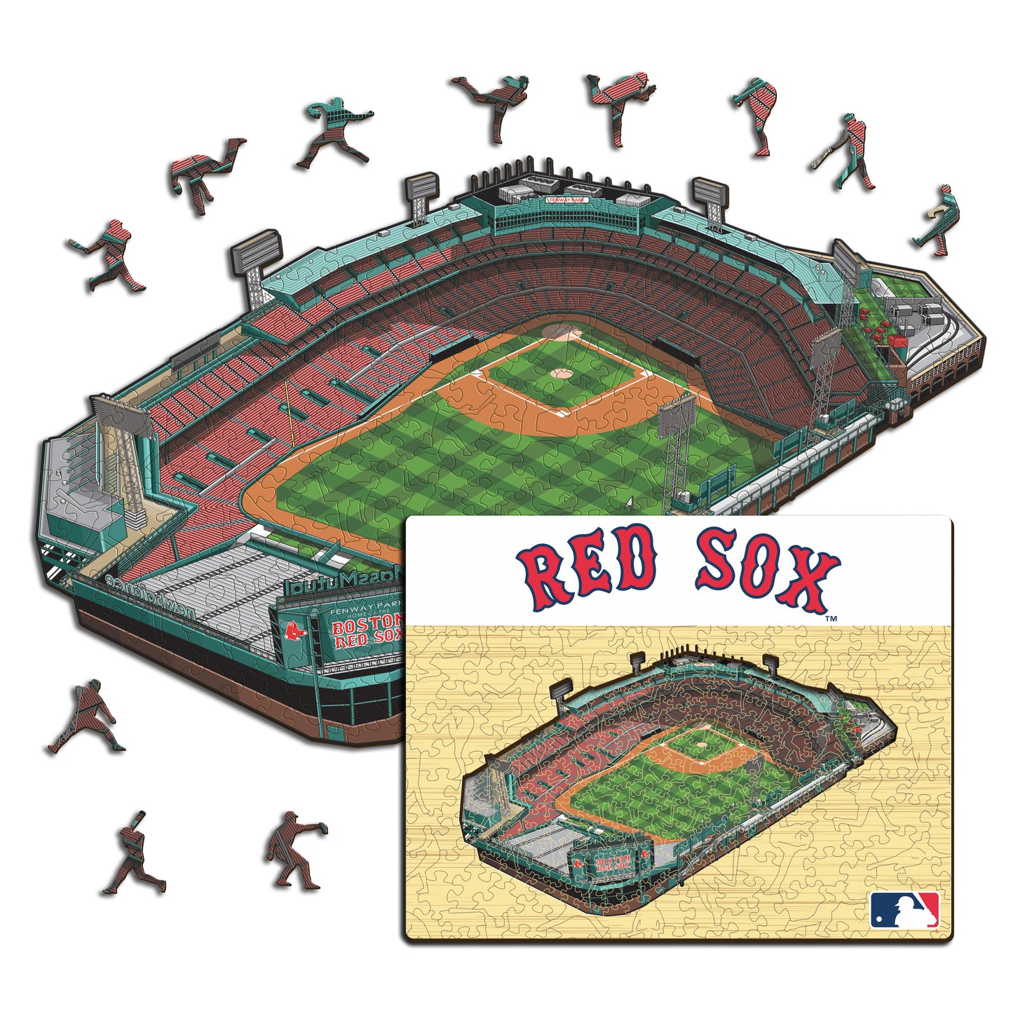 Boston Red Sox™ Fenway Park - Rompecabezas de Madera