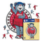 Houston Rockets™ Mascota Rompecabezas de Madera