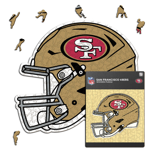 San Francisco 49ers™ Casco - Rompecabezas de Madera
