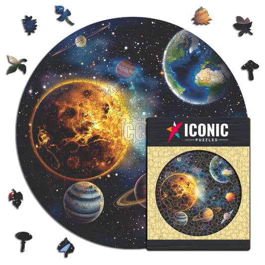 Armonía Solar - Rompecabezas de Madera