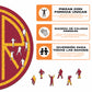 AS Roma® Retro Escudo - Rompecabezas de Madera