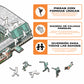 Houston Astros™ Daikin Park - Rompecabezas de Madera