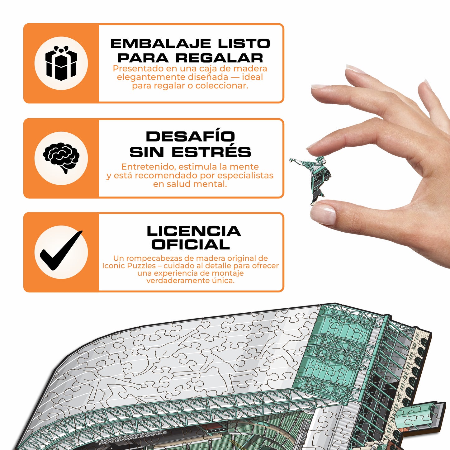 Houston Astros™ Daikin Park - Rompecabezas de Madera