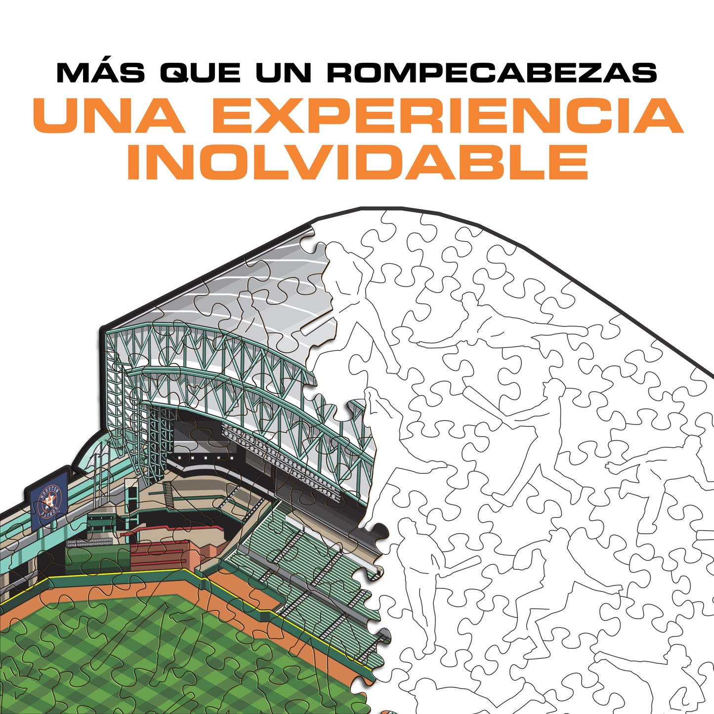 Houston Astros™ Daikin Park - Rompecabezas de Madera