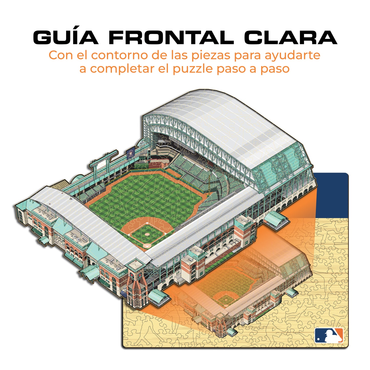 Houston Astros™ Daikin Park - Rompecabezas de Madera