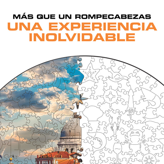 La Hermosa Venecia - Rompecabezas de Madera