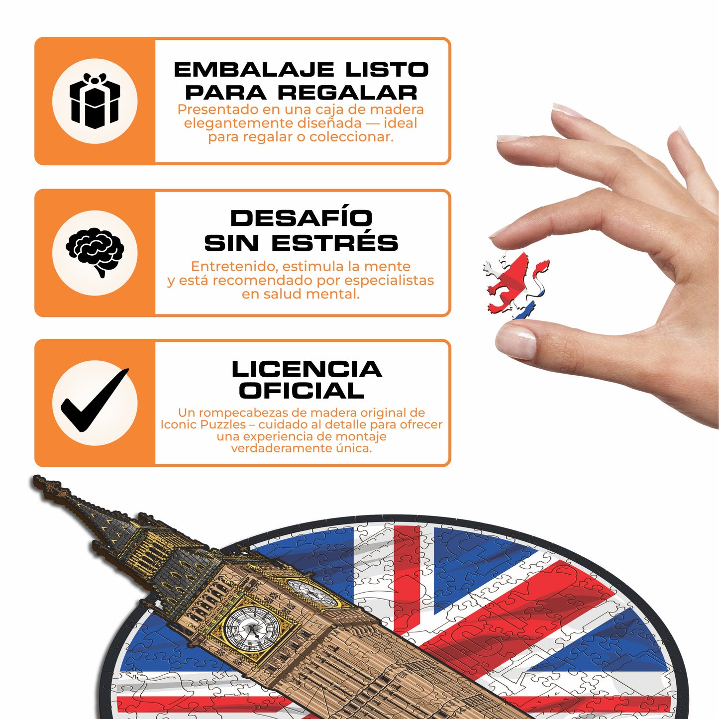 Big Ben - Rompecabezas de Madera