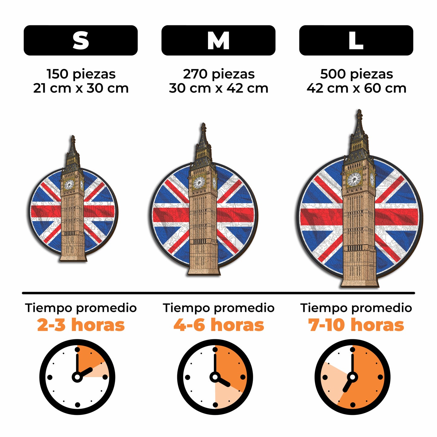 Big Ben - Rompecabezas de Madera