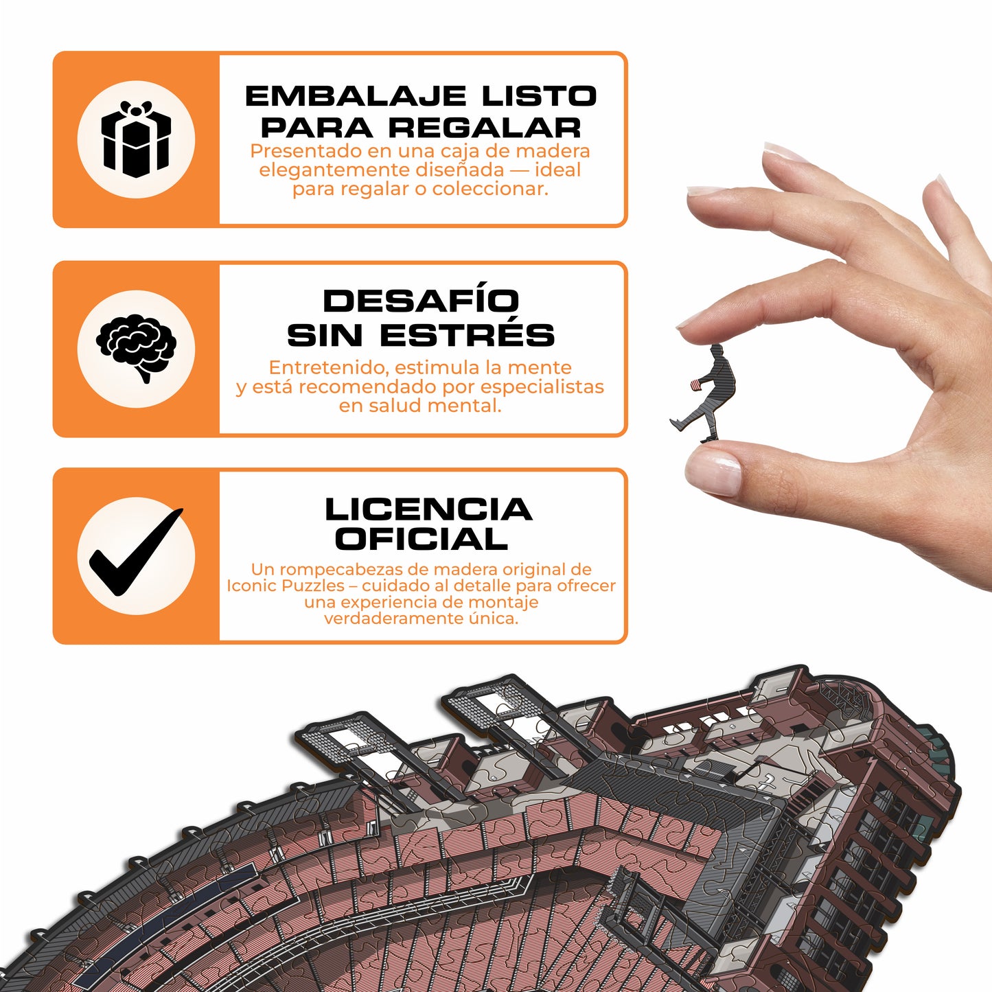 St. Louis Cardinals™ Busch Stadium - Rompecabezas de Madera