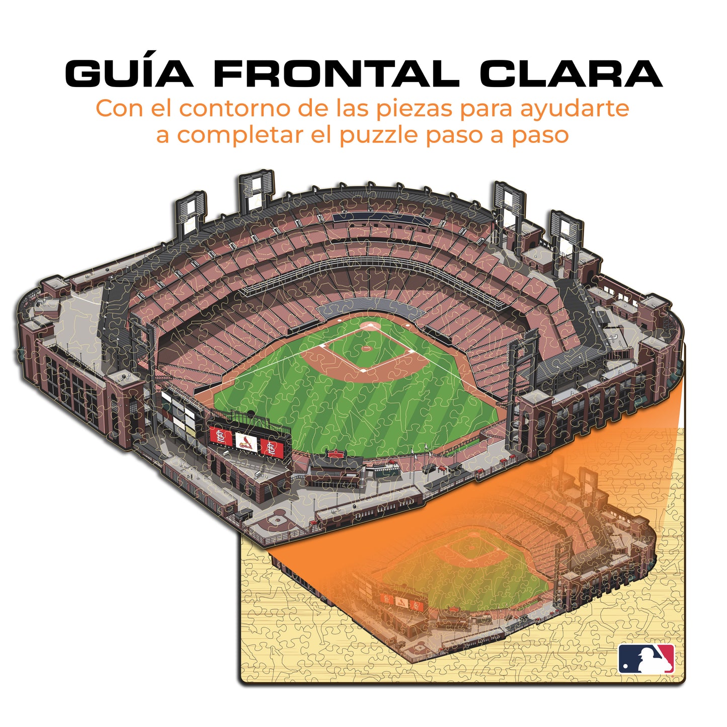 St. Louis Cardinals™ Busch Stadium - Rompecabezas de Madera