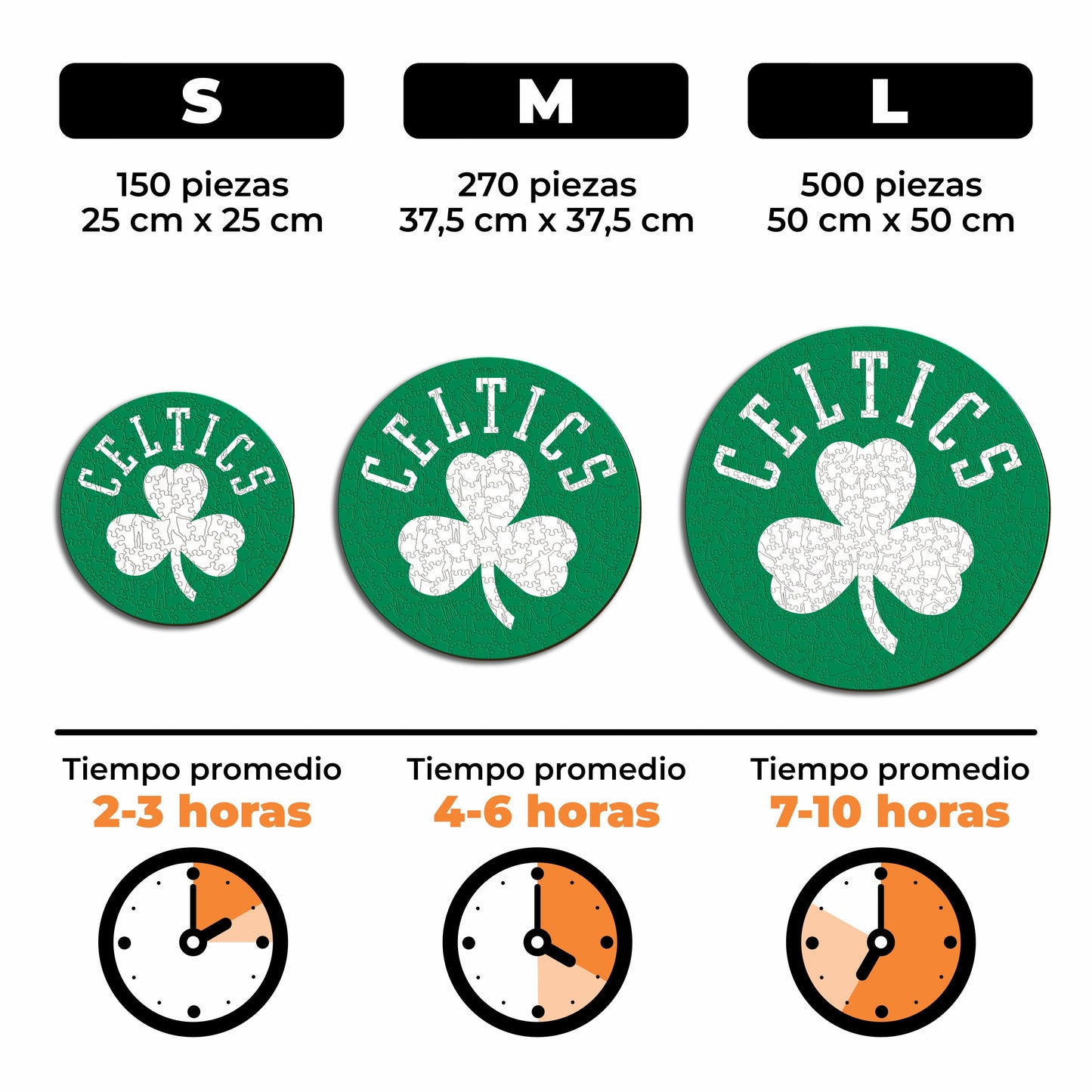 Boston Celtics™ - Rompecabezas de Madera