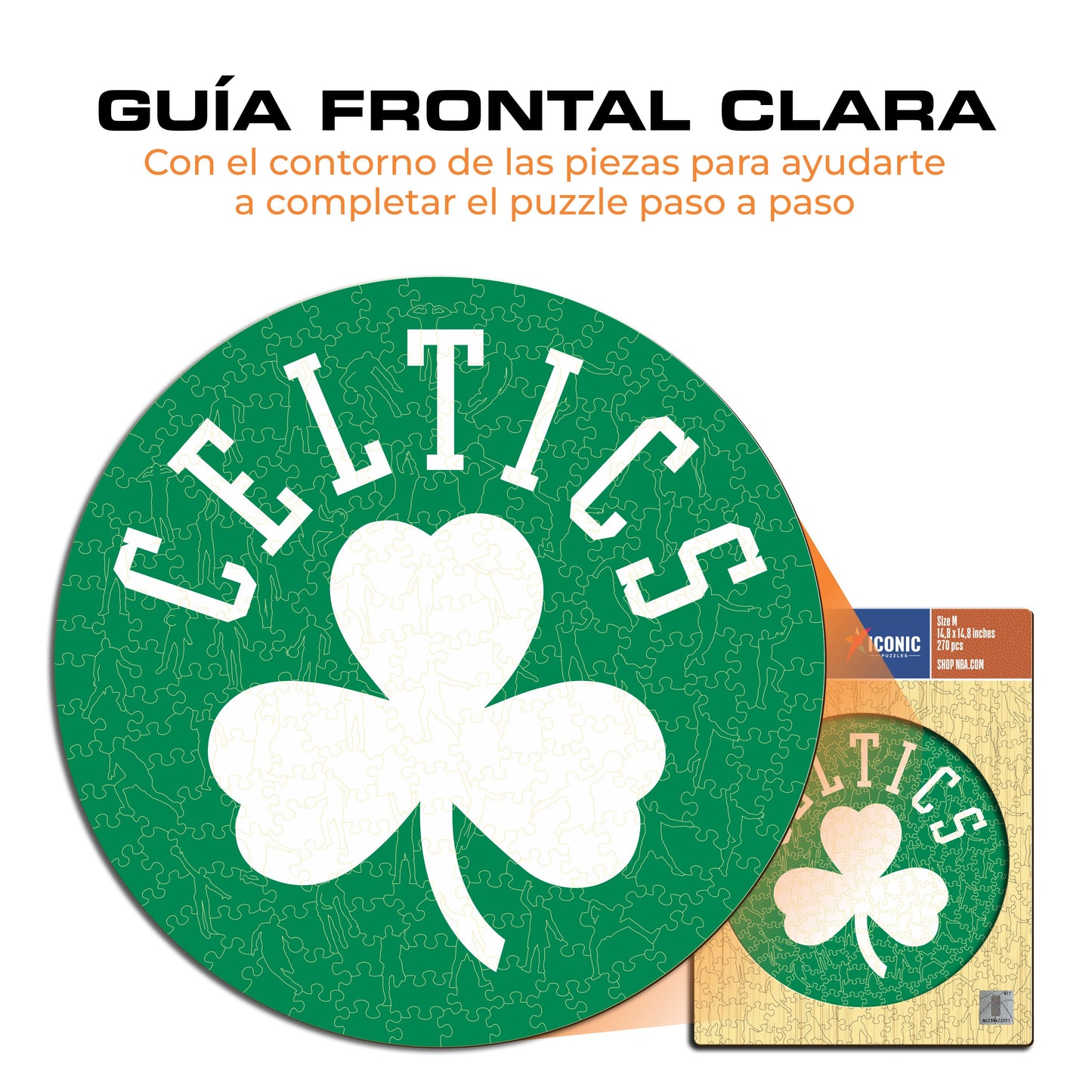 Boston Celtics™ - Rompecabezas de Madera