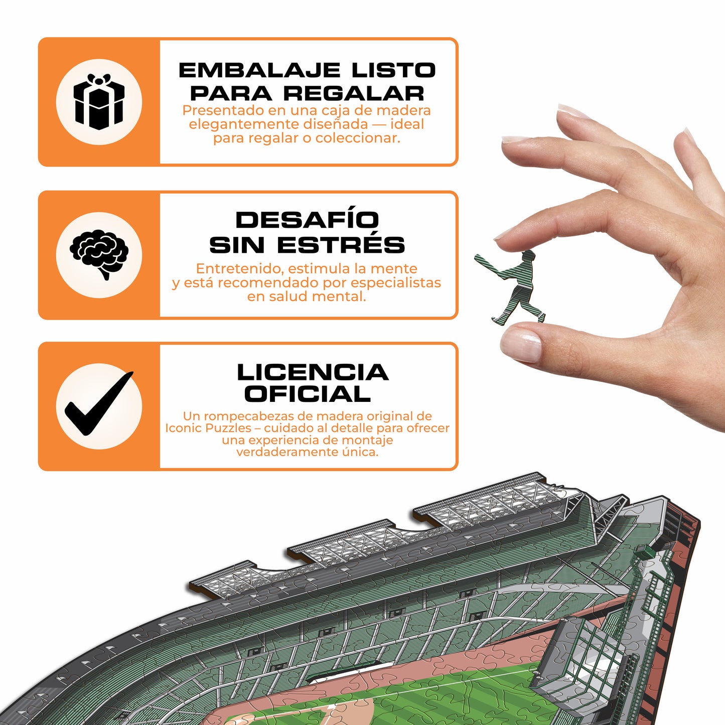 Chicago Cubs™ Wrigley Field - Rompecabezas de Madera