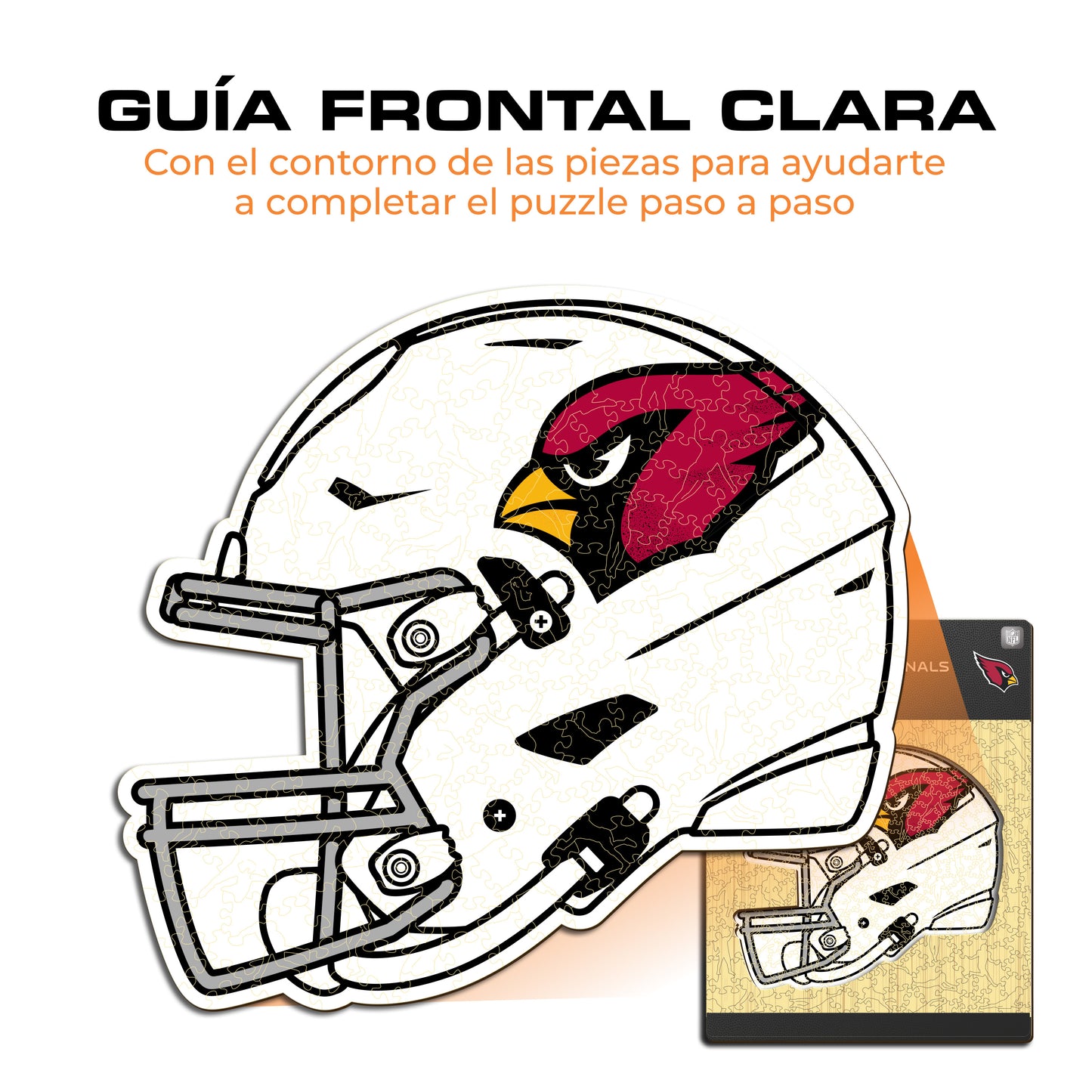 Arizona Cardinals™ Casco - Rompecabezas de Madera