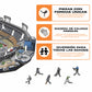 Los Angeles Dodgers™ Dodger Stadium - Rompecabezas de Madera