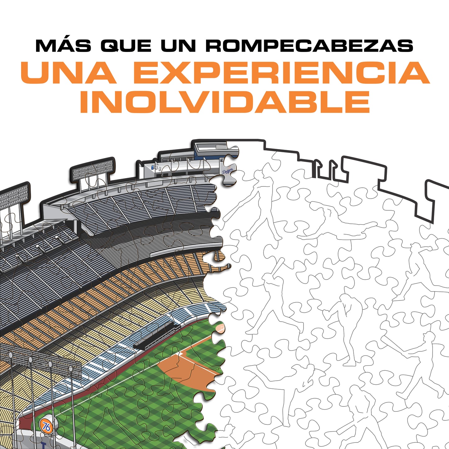 Los Angeles Dodgers™ Dodger Stadium - Rompecabezas de Madera