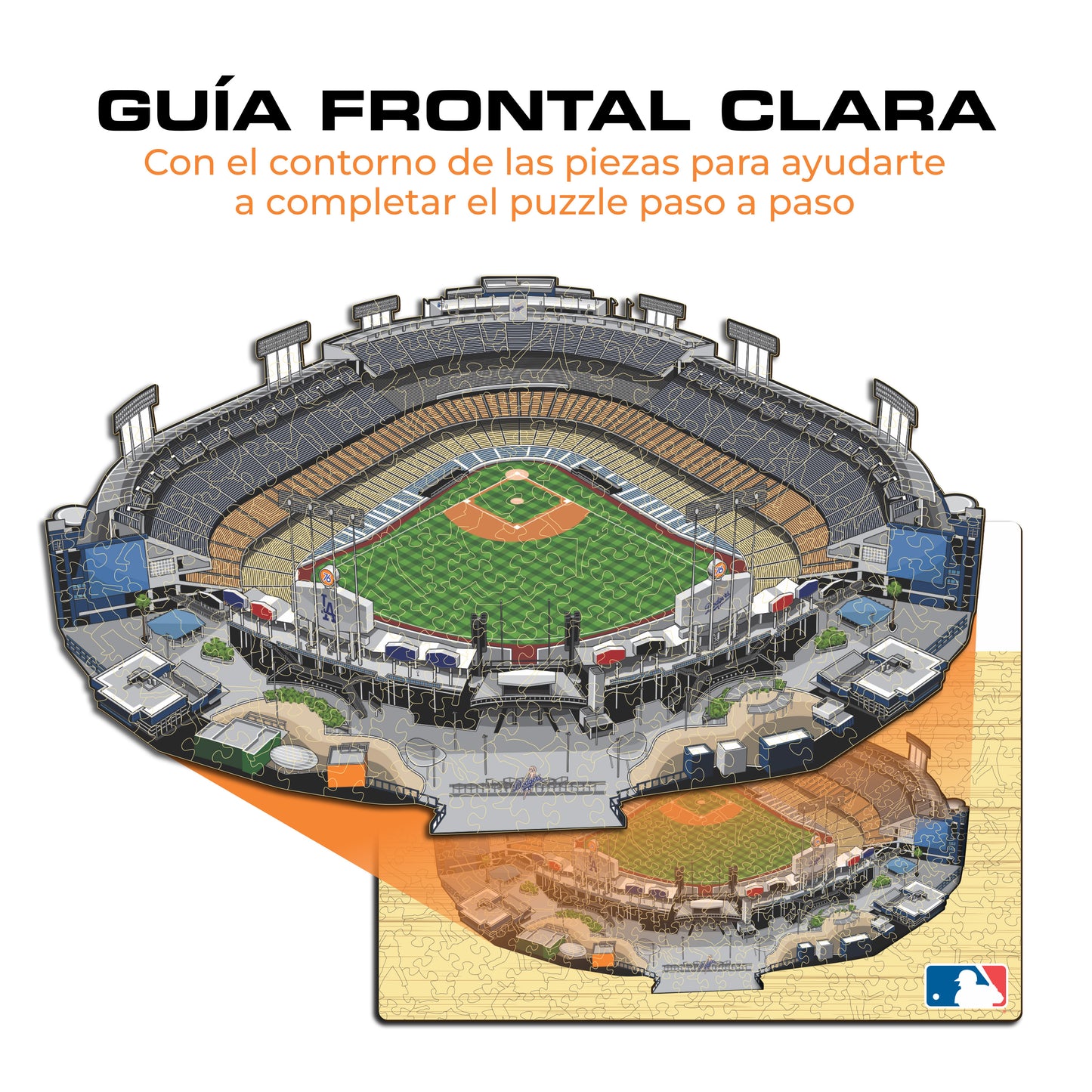 Los Angeles Dodgers™ Dodger Stadium - Rompecabezas de Madera